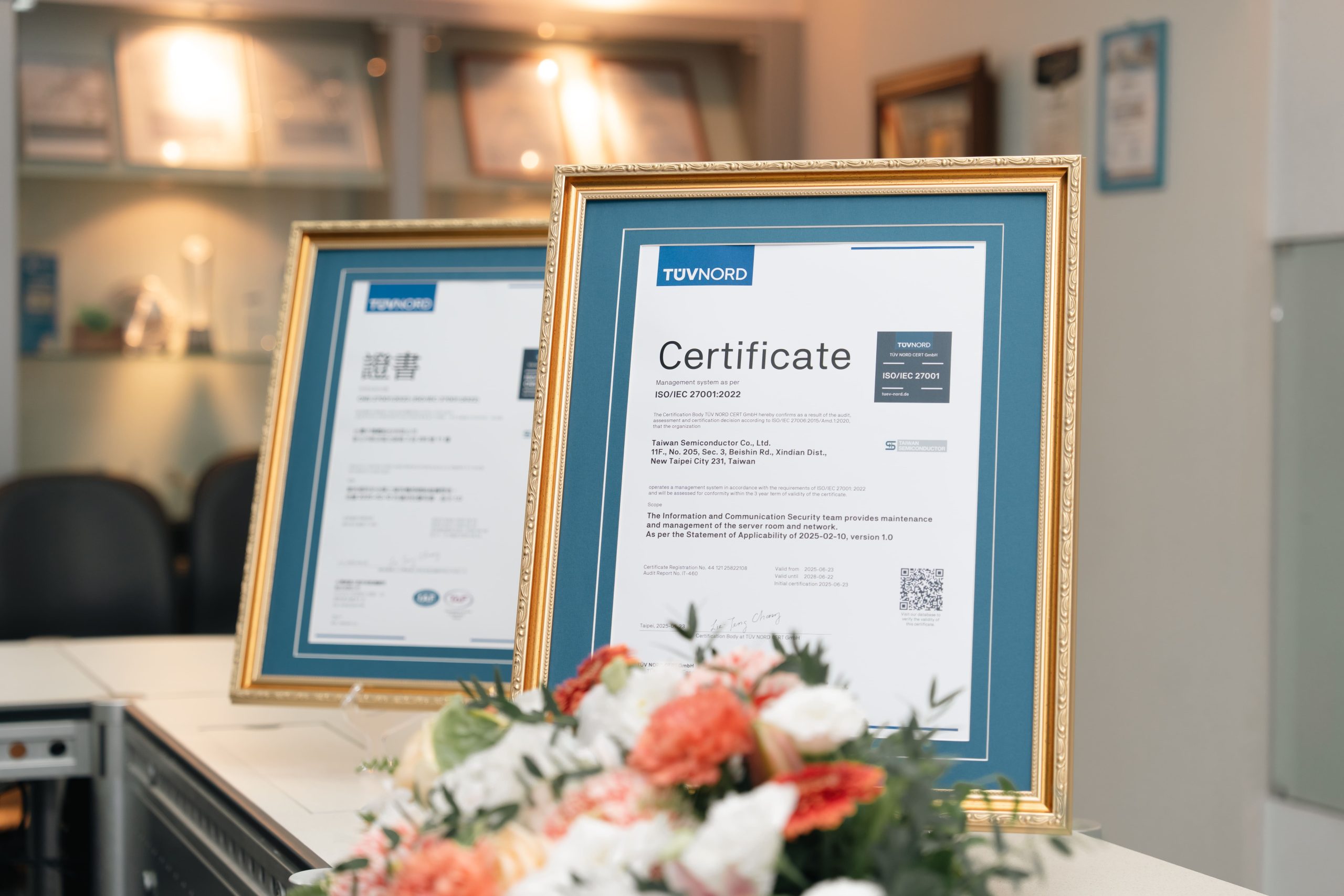 TSC Achieves ISO 27001 Certification, Strengthening Information Security Governance